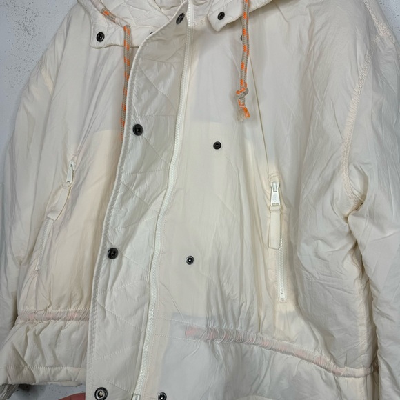 Free People Movement Quilted Hooded Lightweight Snap Button Zip Up Jacket Med - Picture 4 of 16